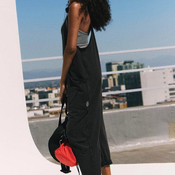 Free People - Hot Shot Onesie - Washed Black - XS - Picture 4 of 10